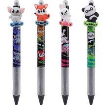 Nebulo Deszkás állatok radírozható nyomógombos zselés toll