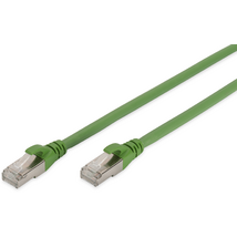 Assmann CAT 6A S/FTP PATCHCORD PUR(TPU) LENGTH 2.00 M COLOR GREEN