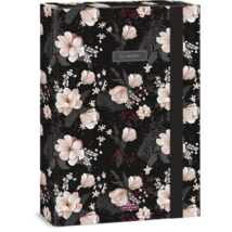 Ars Una Flowery Black 24 (5374) A4 füzetbox