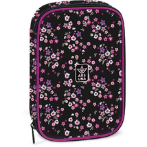 Ars Una Pearl Blossom Black 24 (5377) többszintes tolltartó