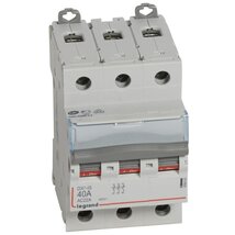Legrand 406460 DX3-I 3P 40A terheléskapcsoló Legrand 406460 DX3-I 3P 40A terheléskapcsoló