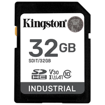 Kingston 32GB SDHC Industrial Class 10 U3 V30 A1 Kingston 32GB SDHC Industrial Class 10 U3 V30 A1