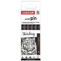 Uni Pin Sketching 5 darabos rajzmarker készlet Uni Pin Sketching 5 darabos rajzmarker készlet