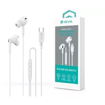 Devia ST108745 Kintone Series A2 sztereó fehér Type-C fülhallgató Devia ST108745 Kintone Series A2 sztereó fehér Type-C fülhallgató