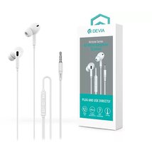 Devia ST108738 Kintone Series A2 sztereó fehér 3,5mm jack fülhallgató