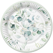 IRIS Everyday papír tányérok 18,8 cm átmérőjű, 8db/csomag különböző színekben és mintákkal