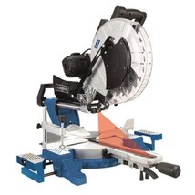 Scheppach HM 140 L - két oldalra dönthető gérvágó fűrész húzófunkcióval és lézerrel