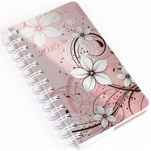 Realsystem 2025 SP5 8721-53 virágok napi beosztású spirálos zsebnaptár Realsystem 2025 SP5 8721-53 virágok napi beosztású spirálos zsebnaptár