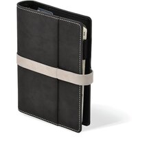 Kalendart Saturnus L225 műbőr fekete-szürke gyűrűs kalendárium Kalendart Saturnus L225 műbőr fekete-szürke gyűrűs kalendárium