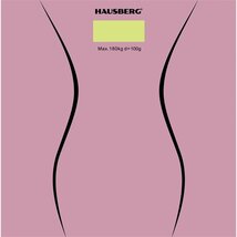 Hausberg HB-6003RZ üveg fürdőszobai mérleg