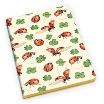 Kartos Ladybugs A6 arany élfestett füzet