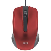Iris IOM861-R Vezetékes Egér piros