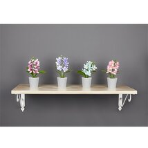 IRIS E5679 ORCHIDEA dekoráció művirággal cserépben 6x17cm