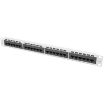 Lanberg 24-port Patch Panel 1U Grey