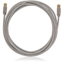 Kategória 6A, 10Giga patch kábel STP, 15 m, LSOH halogénmentes, szürke