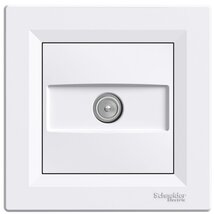 SCHNEIDER EPH3200121 ASFORA Fehér TV aljzat végzáró 1 dB SCHNEIDER EPH3200121 ASFORA Fehér TV aljzat végzáró 1 dB