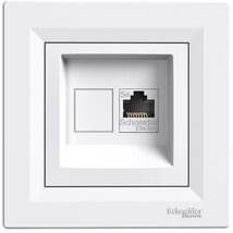 SCHNEIDER EPH4300121 ASFORA Fehér 1xRJ45 Cat5e UTP aljzat SCHNEIDER EPH4300121 ASFORA Fehér 1xRJ45 Cat5e UTP aljzat