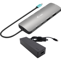 i-tec I-TEC USB-C METAL NANO 2X HDMI DOCKING STATION PD 100W + CHARGE