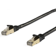 Startech.com 5M CAT6A ETHERNET CABLE BLACK BLACK - SHIELDED COPPER WIRE