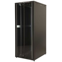 Lande LN-CK26U6060-BL CK 19" 26U 600x600 fekete álló rack szekrény