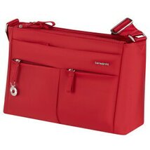 Samsonite MOVE 5.0 Horiz. Shoulder Bag+flap női piros válltáska