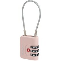 Samsonite TA REVOLUTION Cablelock 3 Dial Tsa rózsaszín számzáras bőröndlakat