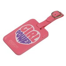 American Tourister AMERICAN TOURIST. TA Luggage Tag X2 Print Girl Power rózsaszín bőrönd címke