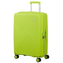 American Tourister DIABLAST Spinner 68/25 Exp Tsa Lime bőrönd