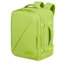 American Tourister TAKE2CABIN Casual Backpack Ms Puff Lime 15.6" kabin hátizsák