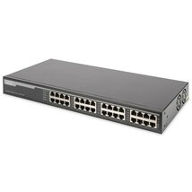 DIGITUS 10G Ethernet 16 port PoE+ 250W tápfeladó