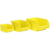 Stalflex BIN-M-Y sárga színű közepes méretű tárolódoboz