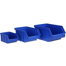 Stalflex BIN-S-B kék színű kis méretű tárolódoboz