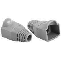 Törésgátló Cat.5E UTP/FTP dugóhoz szürke 100 db/csomag Törésgátló Cat.5E UTP/FTP dugóhoz szürke 100 db/csomag