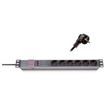 Triton 19" elosztópanel 6x250V, túlfeszültségvédelemmel1U, 2,3m Triton 19" elosztópanel 6x250V, túlfeszültségvédelemmel1U, 2,3m