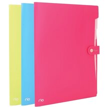 Deli Rio A4 8 rekeszes vegyes színű iratmappa