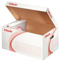 Esselte 128900 felfelé nyíló tetejű fehér archiváló konténer