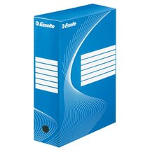 Esselte Boxycolor 10cm kék archiváló doboz