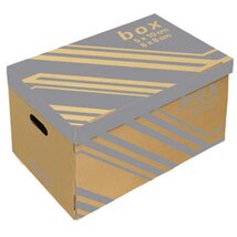 Fornax 522x351x305 archiváló konténer tetővel 6 db iratrendezőhöz