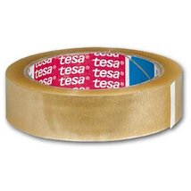 Tesa 25mmx66m keskeny átlátszó csomagzáró szalag