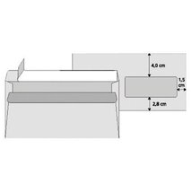 Office Depot LA4 szilikonos jobb ablakos 25db boríték