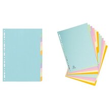 Exacompta Forever A4 12 részes színes karton elválasztólap