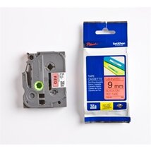 Brother TZe-421 9mmx8m piros/fekete laminált szalag
