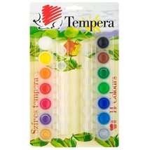 ICO Süni 5ml tégelyes 14 színű tempera készlet