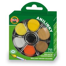 Koh-I-Noor brillant kerek 24 színű vízfesték készlet