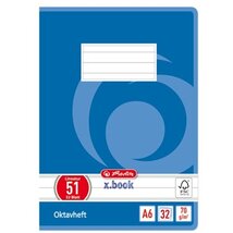 Herlitz A6 32lapos vonalas füzet