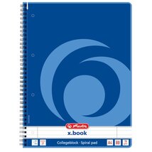 Herlitz College A4 80lapos lefűzhető vonalas spirálfüzet