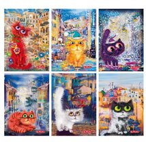 Herlitz Crazy Cats PP A5 60lapos kockás füzet