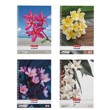 Herlitz Flower A4 70lapos kockás spirálfüzet