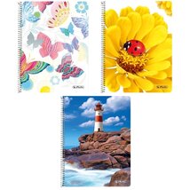 Herlitz mintás A5 160lapos kockás spirálfüzet