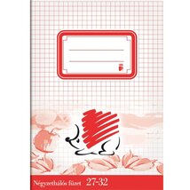 ICO Süni A5 27-32 négyzethálós füzet ICO Süni A5 27-32 négyzethálós füzet
